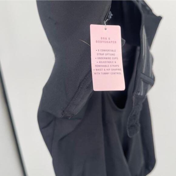 Cacique NWT Bodysuit Bra Bodyshaper Black 40D - Picture 4 of 11